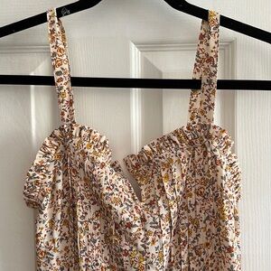 Madewell Floral Jumpsuit